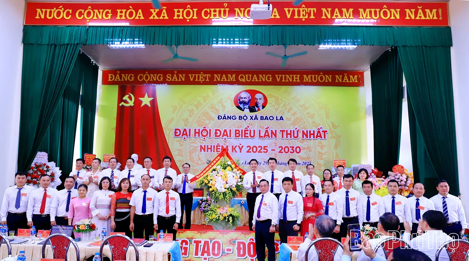 Đại hội đại biểu Đảng bộ xã Bao La lần thứ I: Phát triển xanh, bền vững