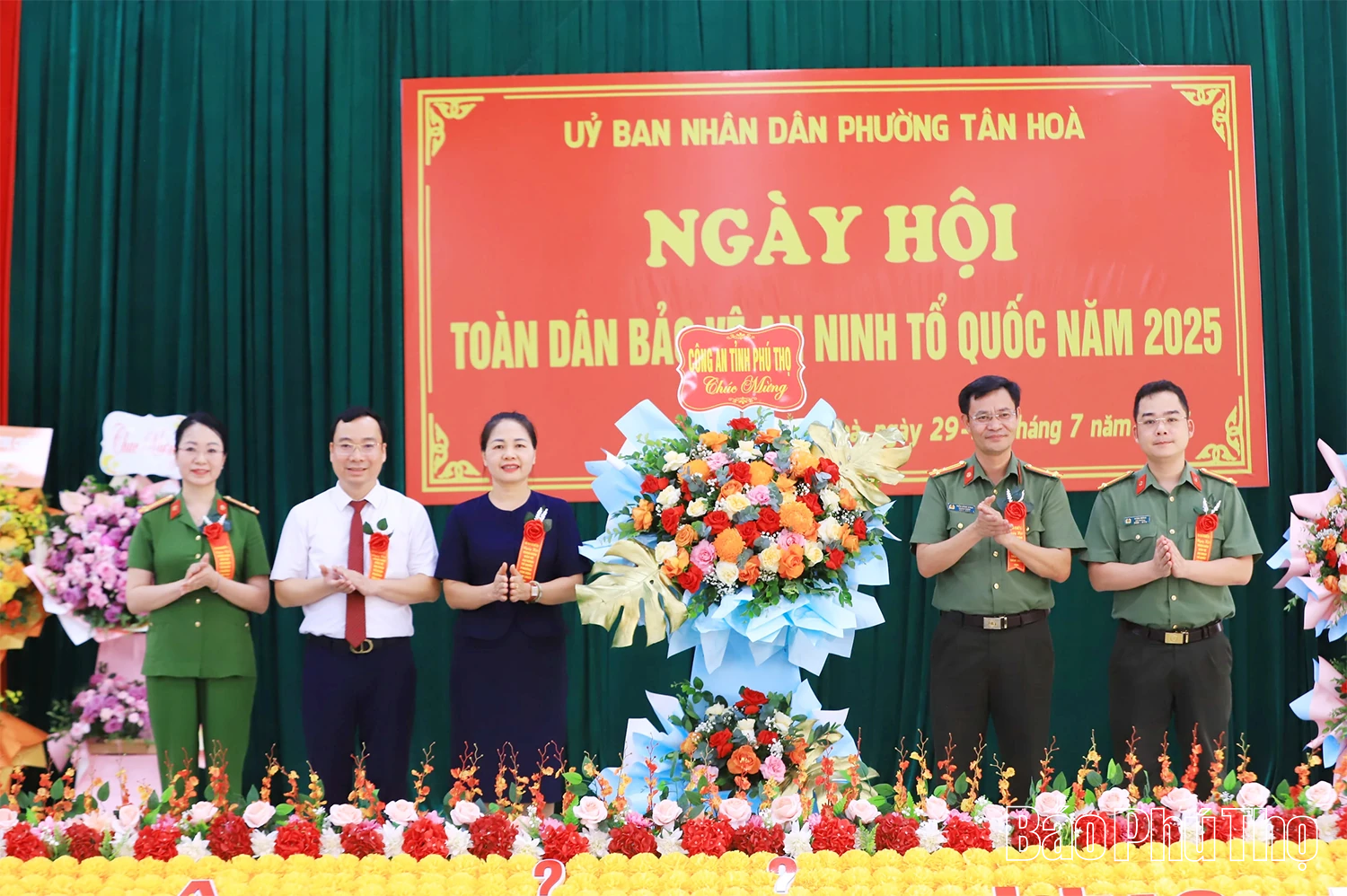 Phường Tân Hoà tổ chức Ngày hội toàn dân bảo vệ an ninh Tổ quốc năm 2025