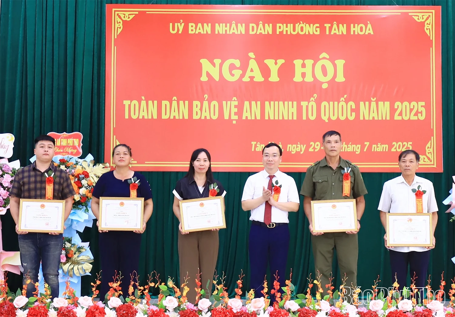 Phường Tân Hoà tổ chức Ngày hội toàn dân bảo vệ an ninh Tổ quốc năm 2025