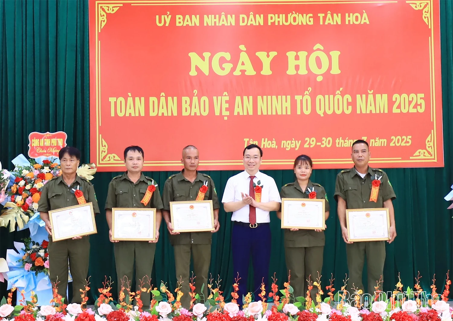 Phường Tân Hoà tổ chức Ngày hội toàn dân bảo vệ an ninh Tổ quốc năm 2025