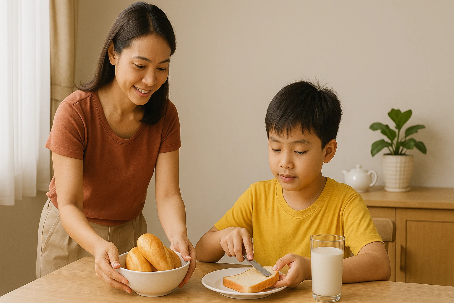 Bí quyết chuẩn bị bữa sáng lành mạnh giàu dinh dưỡng cho gia đình