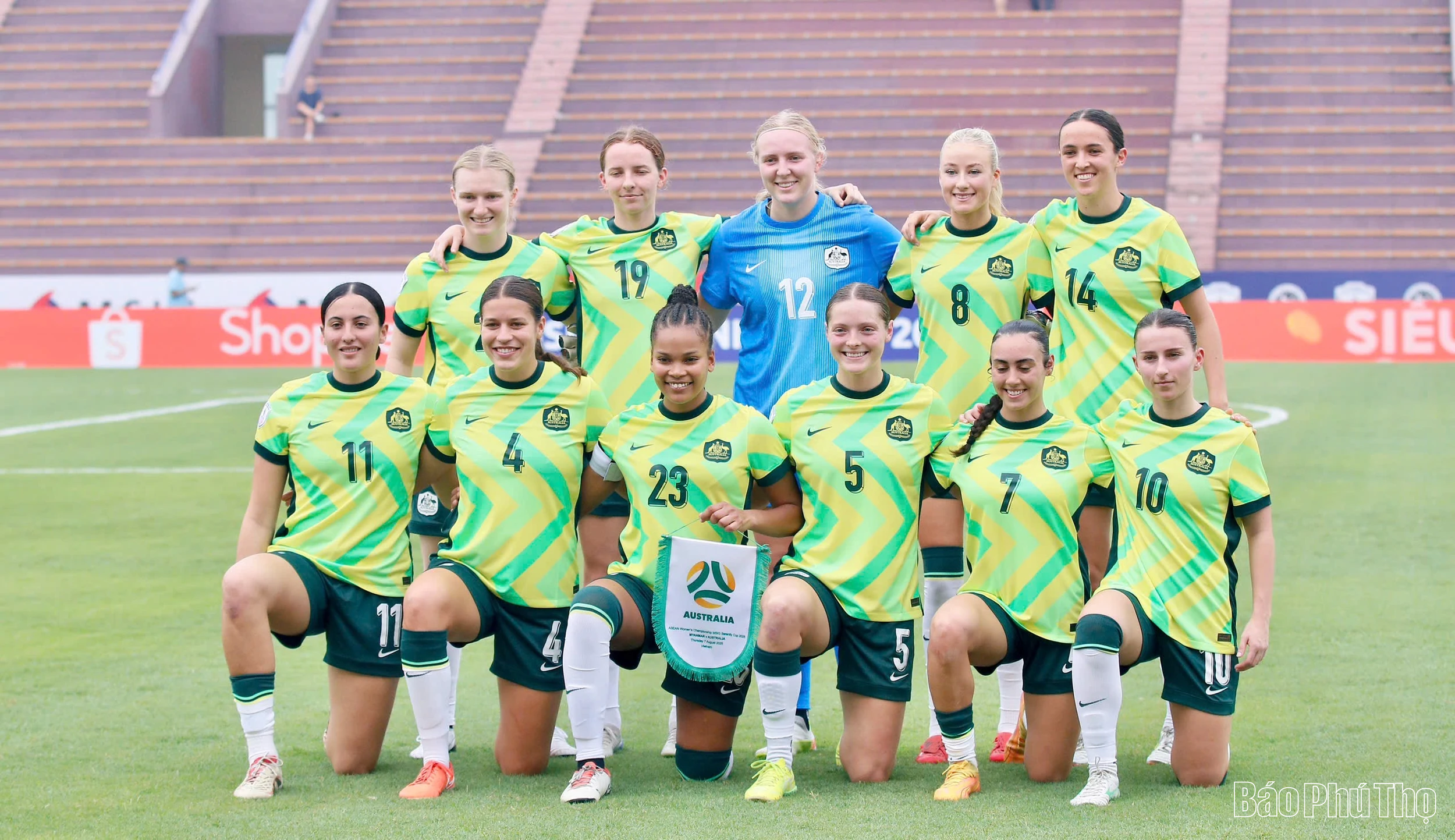 Đội tuyển nữ Myanmar thắng thuyết phục nữ Australia