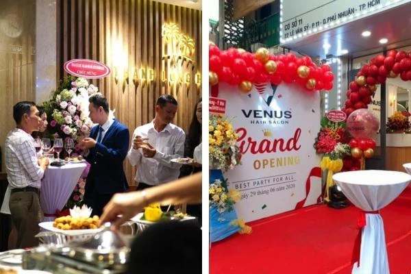 Top 5+ dịch vụ đặt tiệc khai trương cửa hàng công ty uy tín