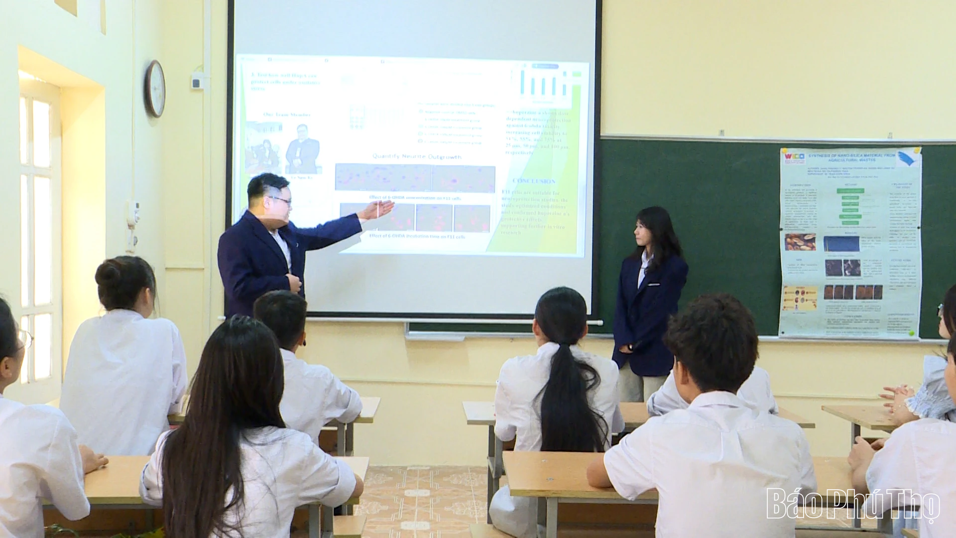 Tuổi trẻ Đất Tổ chinh phục đấu trường khoa học quốc tế