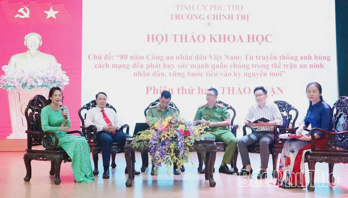 Trường Chính trị tỉnh Phú Thọ tổ chức hội thảo khoa học cấp trường