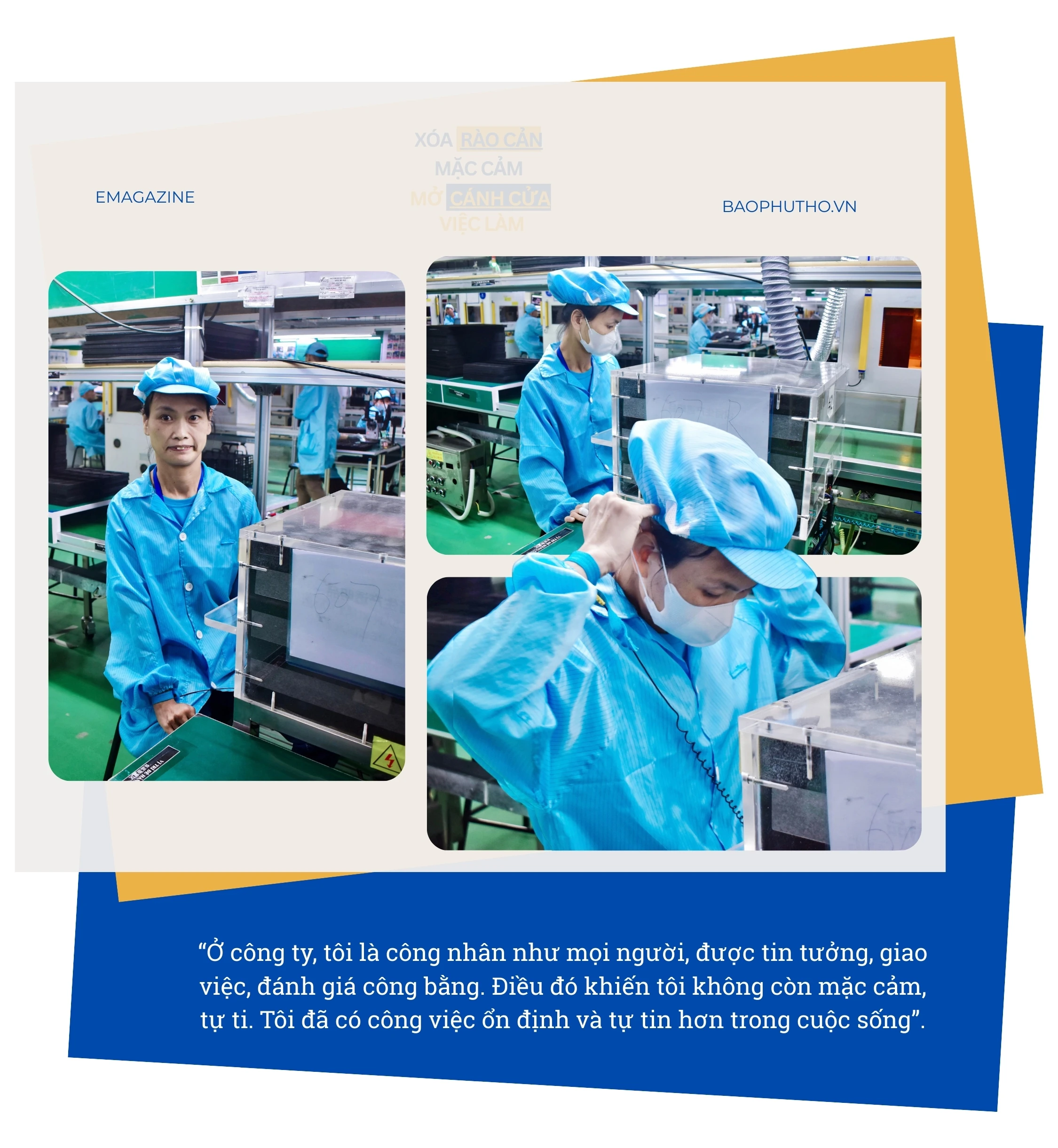 Xóa rào cản mặc cảm, mở cánh cửa việc làm