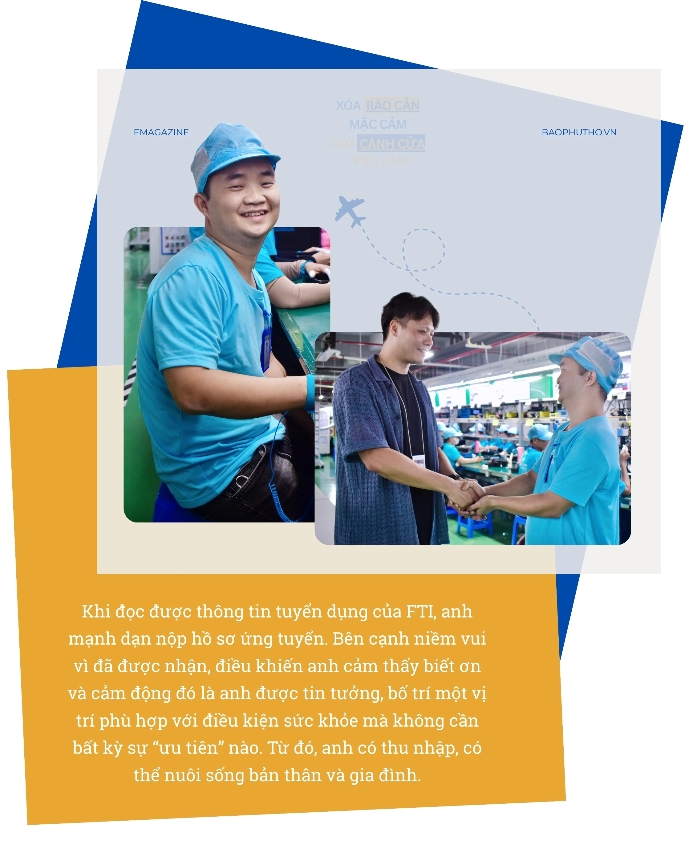 Xóa rào cản mặc cảm, mở cánh cửa việc làm