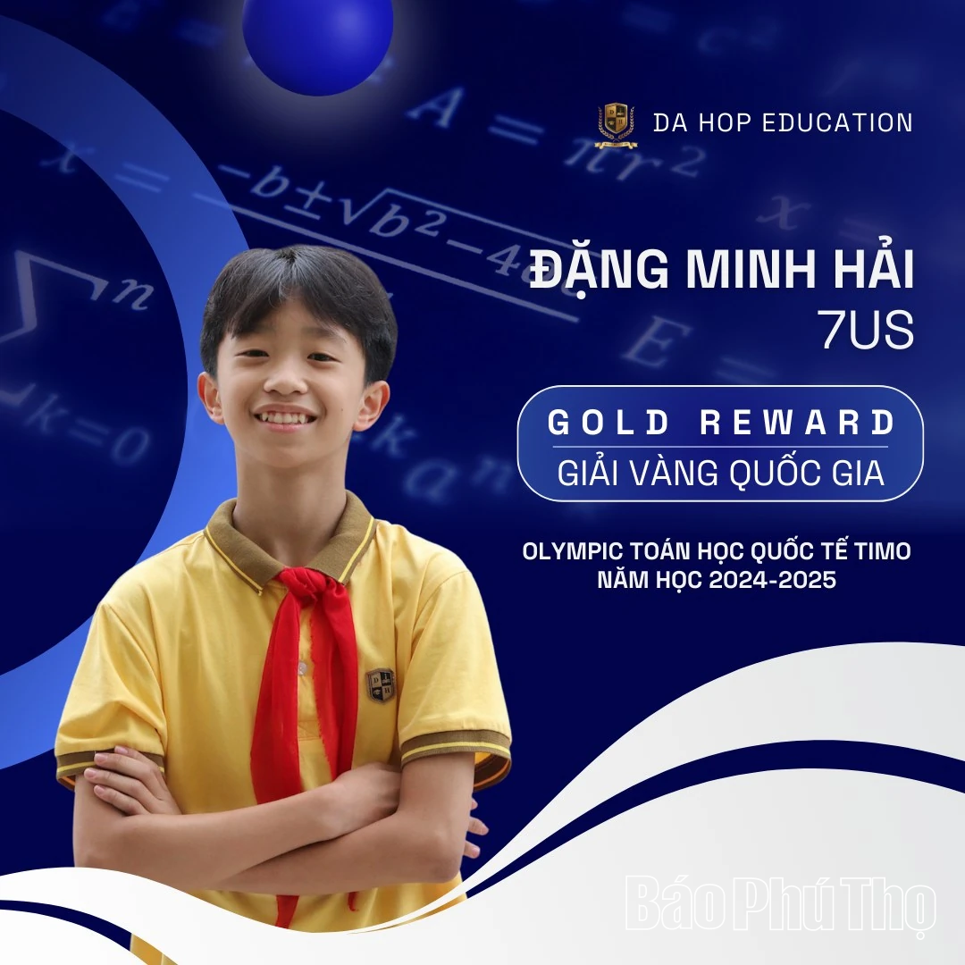 Đặng Minh Hải - Từ mái ấm yêu Toán đến huy chương Quốc tế
