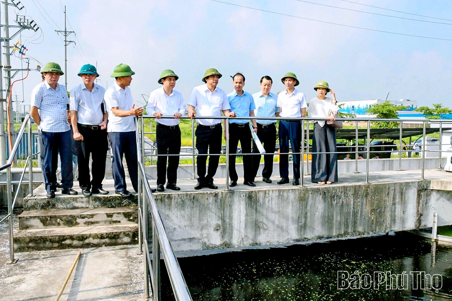 Phó Chủ tịch UBND tỉnh Nguyễn Mạnh Sơn kiểm tra tình hình thực hiện một số dự án đầu tư hạ tầng cụm công nghiệp