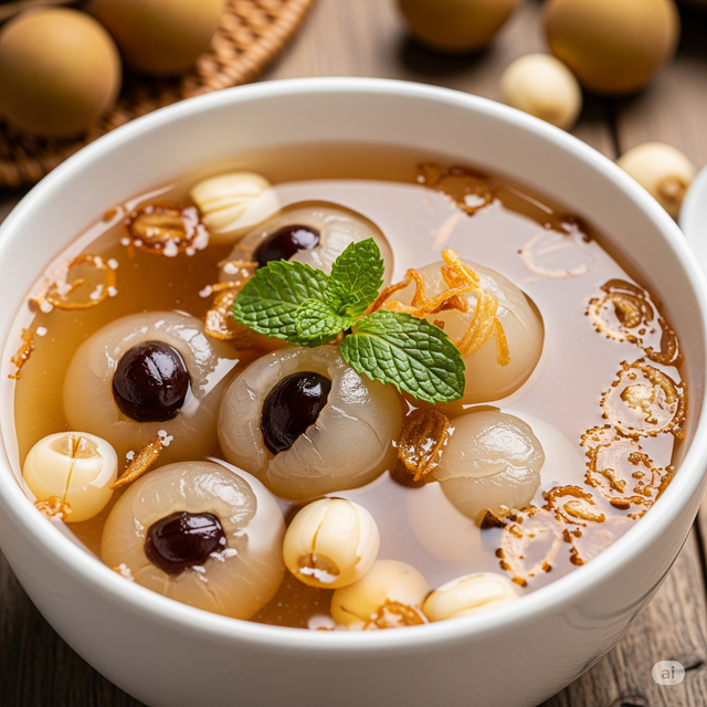 Các món ngon bổ dưỡng từ quả nhãn