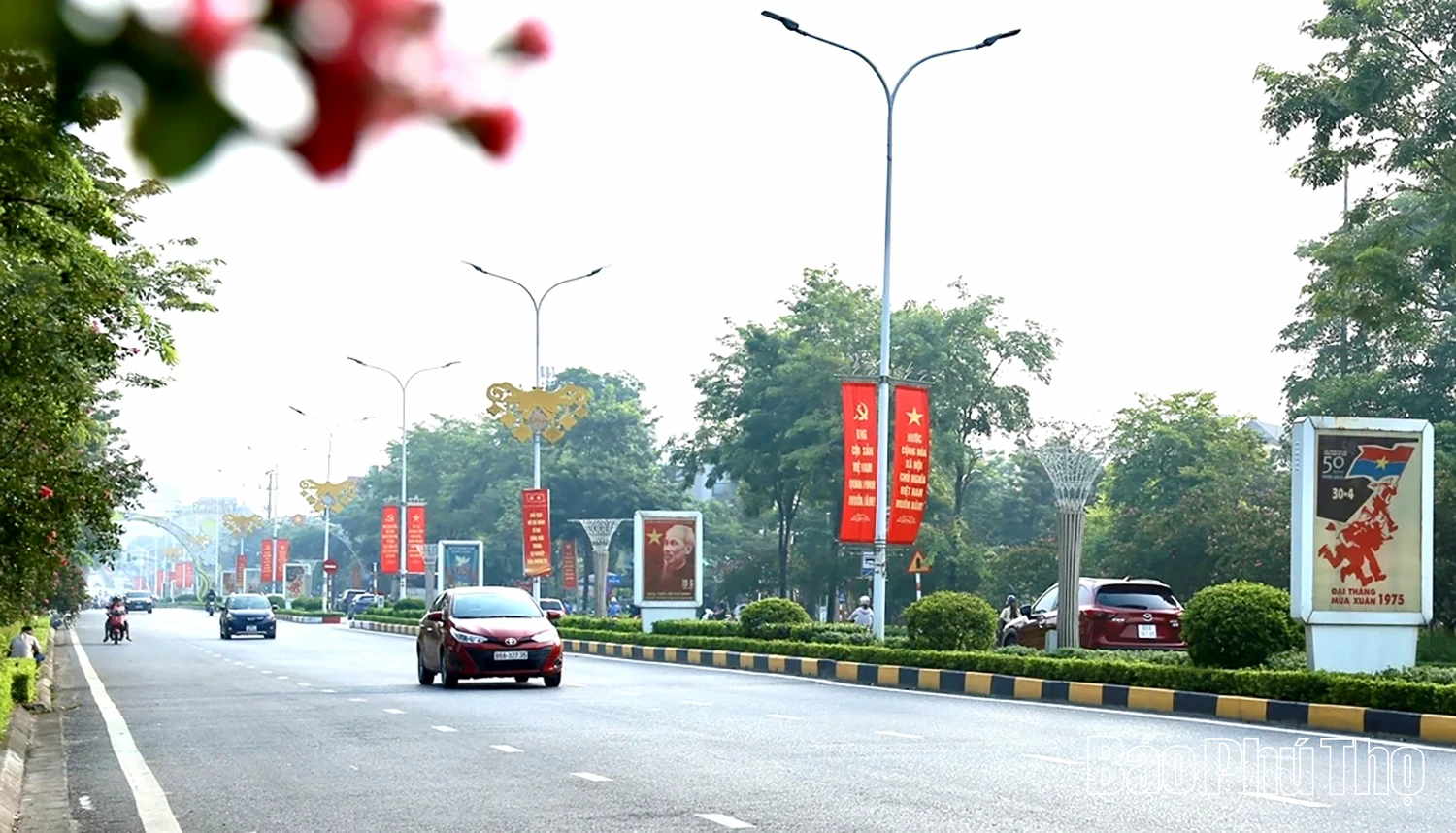 Phường Vĩnh Phúc chú trọng tuyên truyền trực quan phục vụ đại hội Đảng bộ các cấp