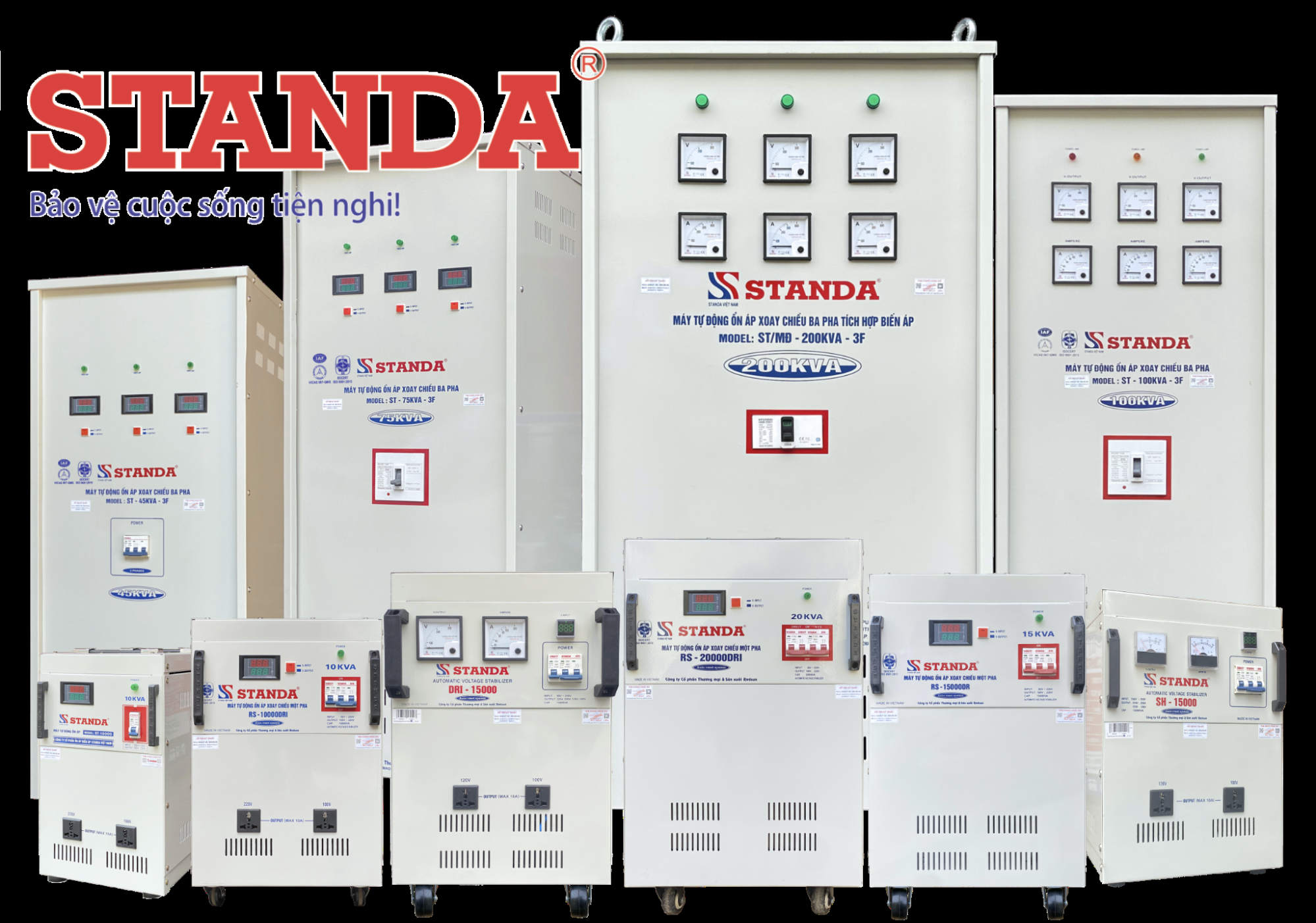 Standa - Thương hiệu ổn áp chất lượng hàng đầu tại Việt Nam