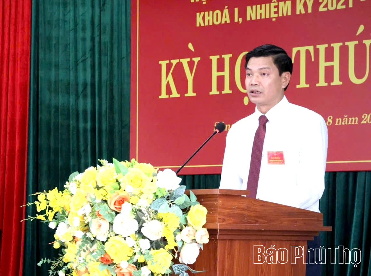 Hội đồng nhân dân xã Sông Lô họp kỳ thứ Hai