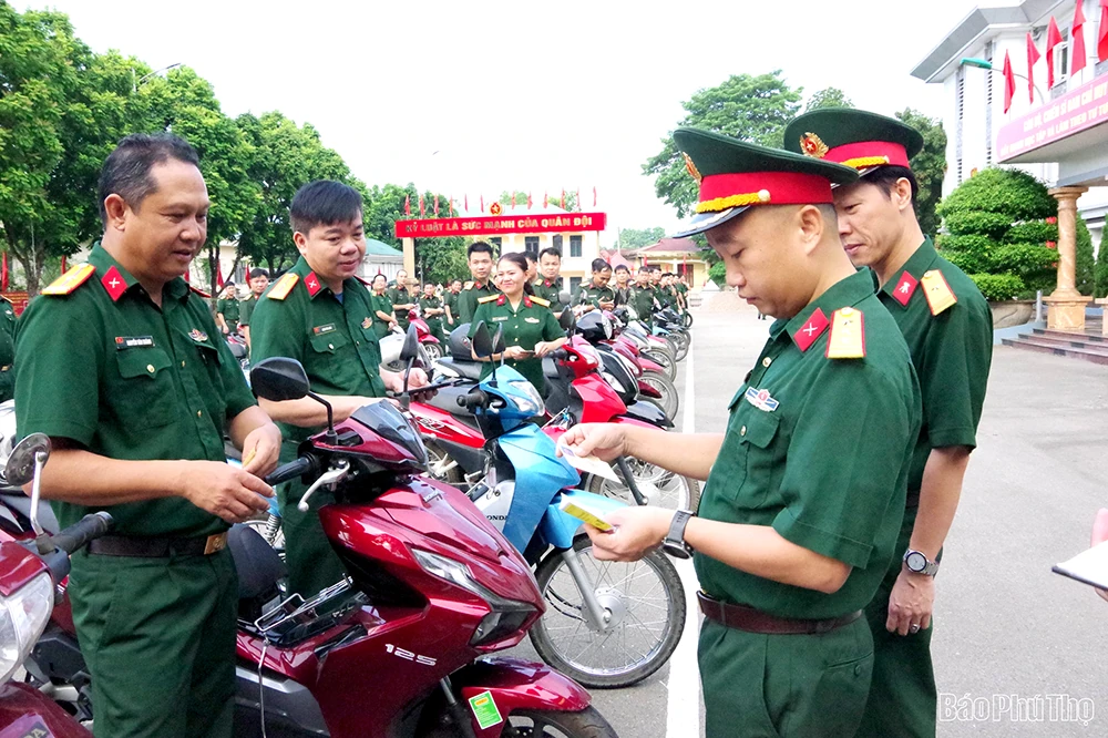 Ban Chỉ huy Phòng thủ khu vực 3 - Lạc Sơn: Phấn đấu xây dựng đơn vị vững mạnh toàn diện