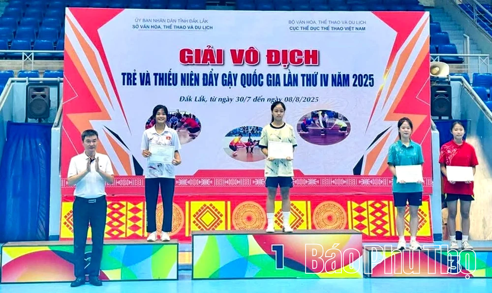 Phú Thọ giành 3 Huy chương Vàng tại Giải vô địch trẻ và thiếu niên Kéo co và Đẩy gậy quốc gia năm 2025