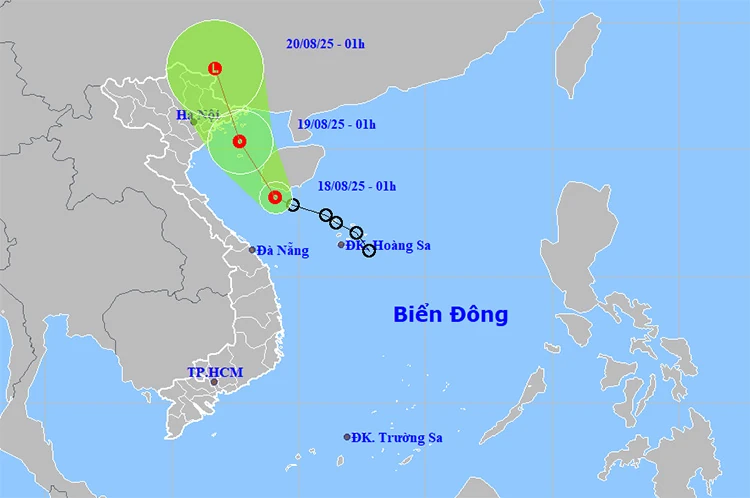 Thời tiết ngày 18/8: Bắc Bộ và Bắc Trung Bộ mưa lớn, biển động mạnh