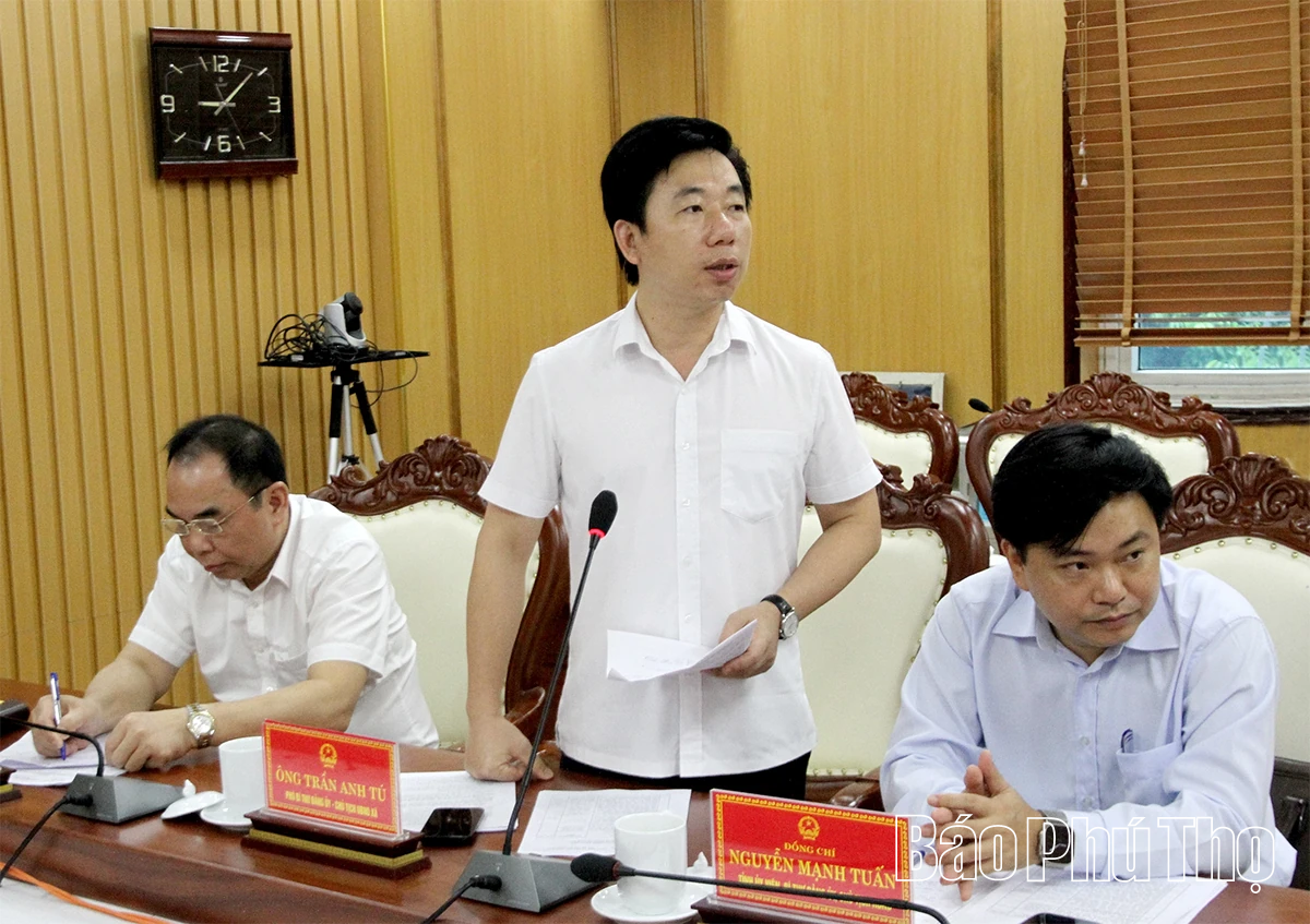 Đoàn ĐBQH tỉnh khảo sát việc thực hiện các nghị quyết về sắp xếp đơn vị hành chính tại xã Tam Đảo