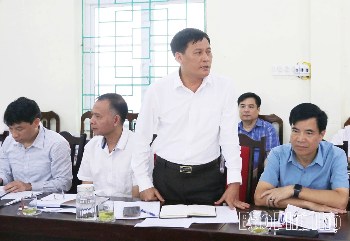 Đoàn ĐBQH tỉnh khảo sát việc thực hiện các nghị quyết về sắp xếp đơn vị hành chính tại xã Thịnh Minh