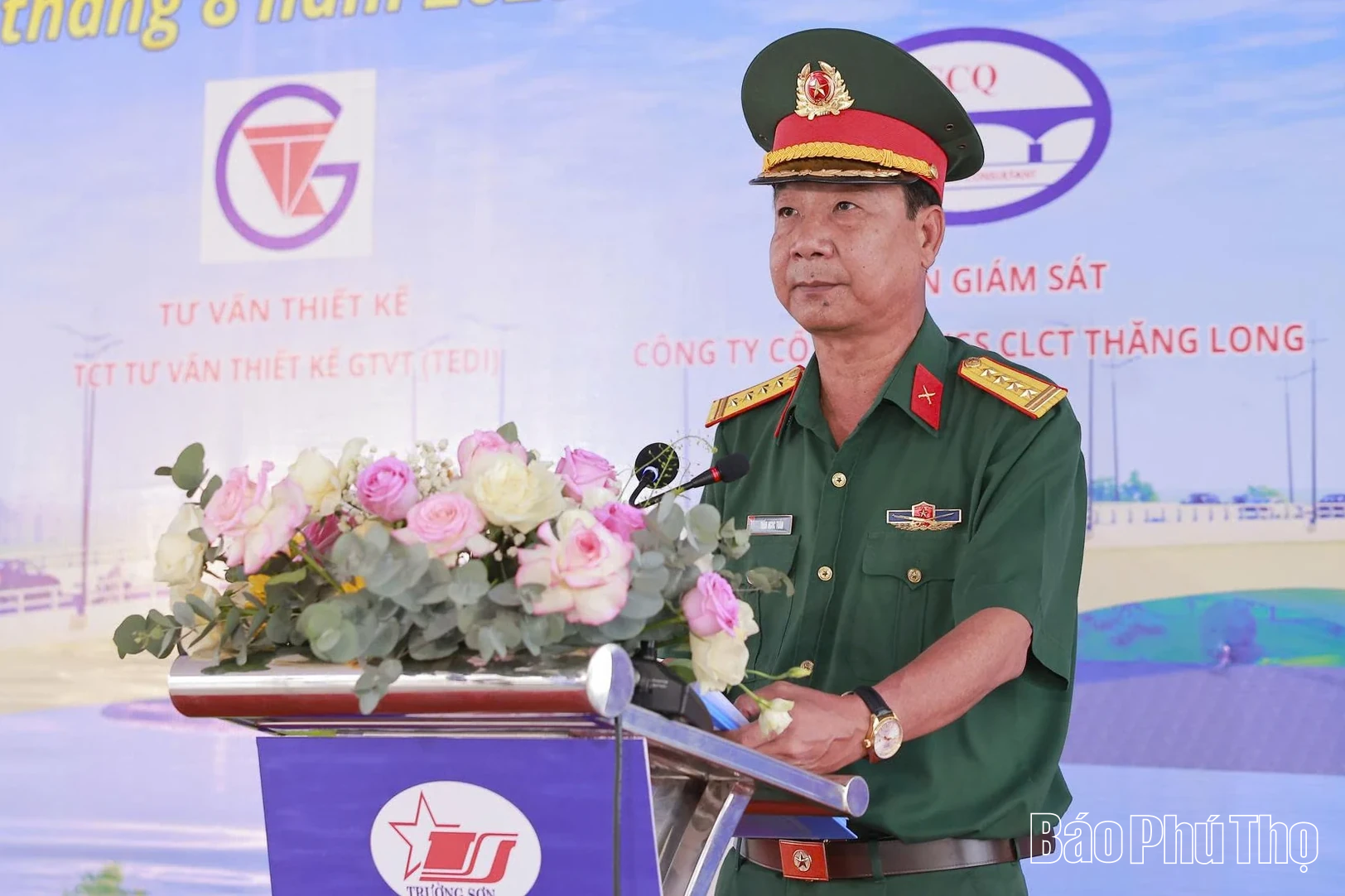 Hợp long cầu Phong Châu mới, quốc lộ 32C, tỉnh Phú Thọ