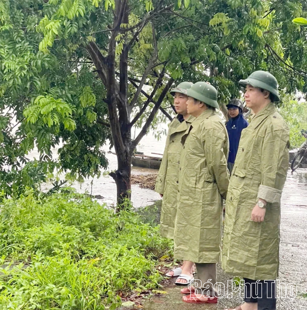 Xã Lạc Thủy kịp thời ứng phó với bão số 5 và hoàn lưu sau bão