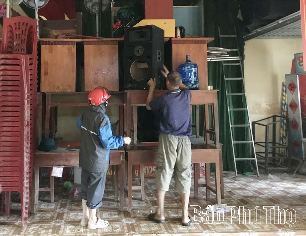 Xã Lạc Thủy kịp thời ứng phó với bão số 5 và hoàn lưu sau bão