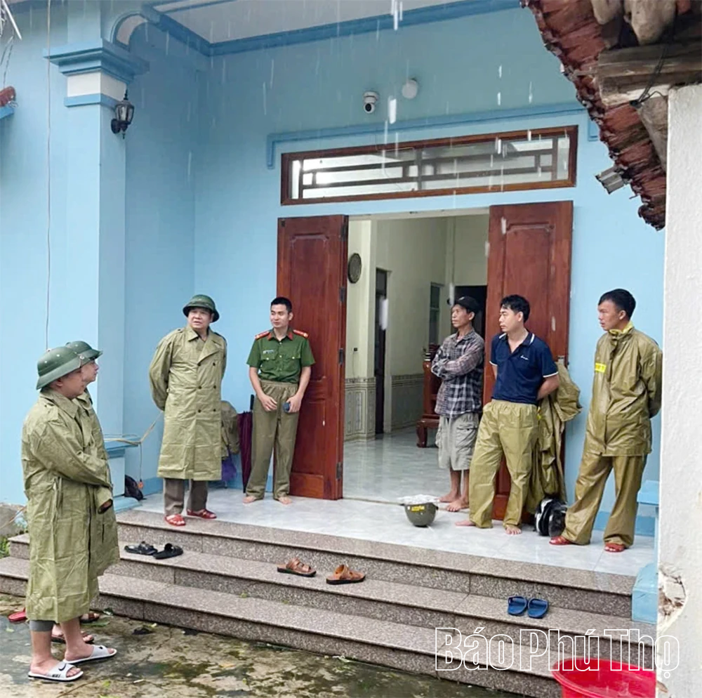 Xã Lạc Thủy kịp thời ứng phó với bão số 5 và hoàn lưu sau bão