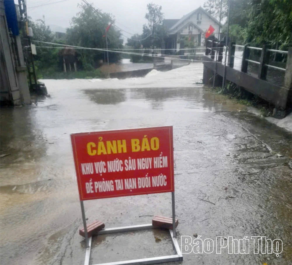 Xã Lạc Thủy kịp thời ứng phó với bão số 5 và hoàn lưu sau bão