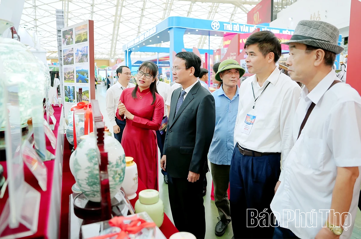 Phú Thọ tham gia Triển lãm thành tựu kinh tế - xã hội kỷ niệm 80 năm Cách mạng Tháng Tám và Quốc khánh 2/9