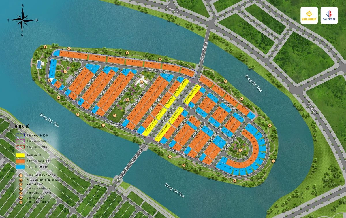 Nhà phố Sunneva Island: Giá trị đầu tư 3 trong 1