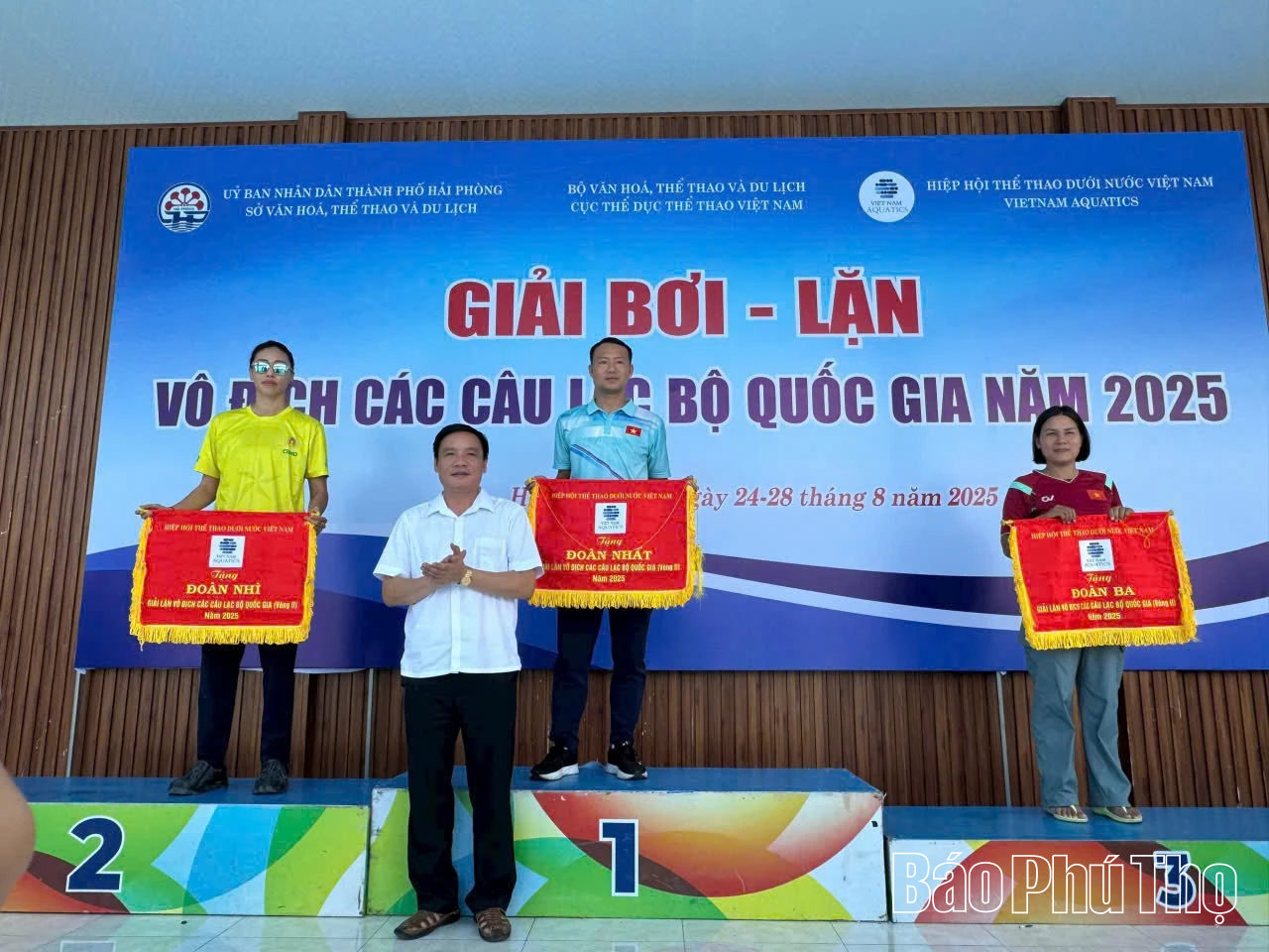 Phú Thọ thành công rực rỡ tại Giải bơi - lặn vô địch các câu lạc bộ quốc gia