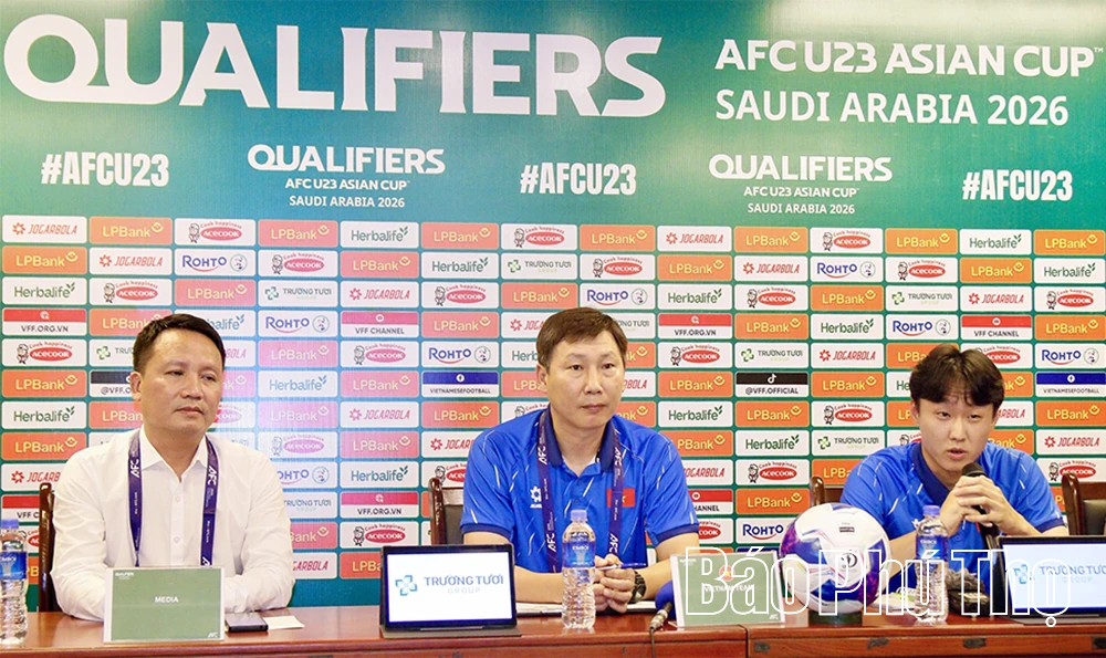 Họp báo Vòng loại Bảng C - Giải Bóng đá U23 châu Á 2026