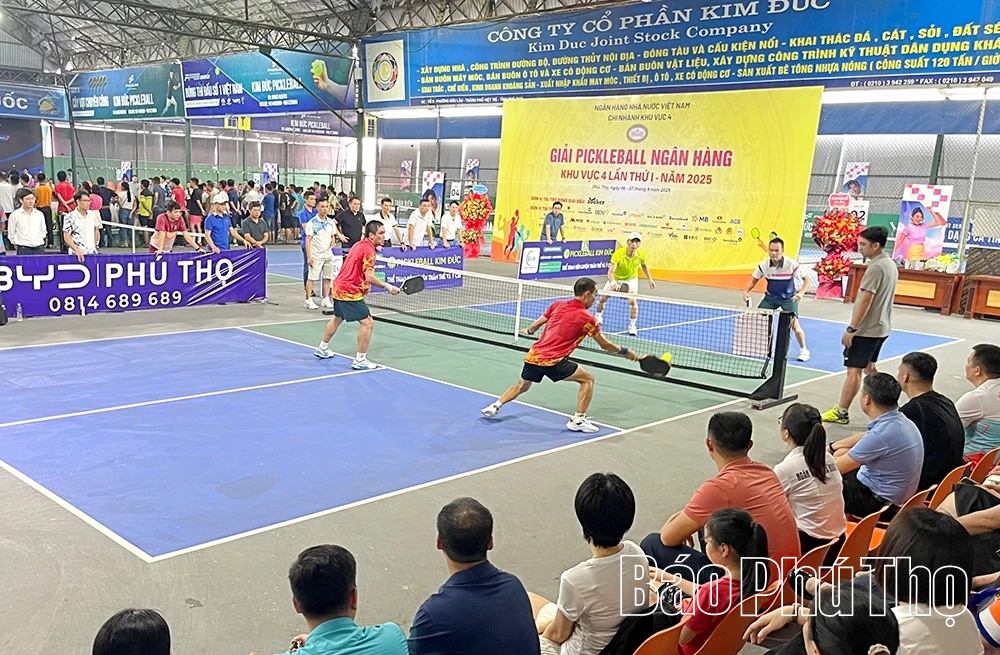 Bế mạc Giải Pickleball Ngân hàng Khu vực 4 lần thứ 1