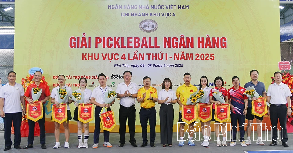 Khai mạc Giải Pickleball Ngân hàng Khu vực 4 lần thứ I - năm 2025