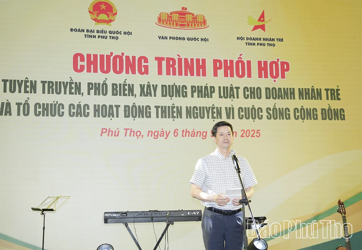 Tuyên truyền, phổ biến, xây dựng pháp luật cho doanh nhân trẻ
