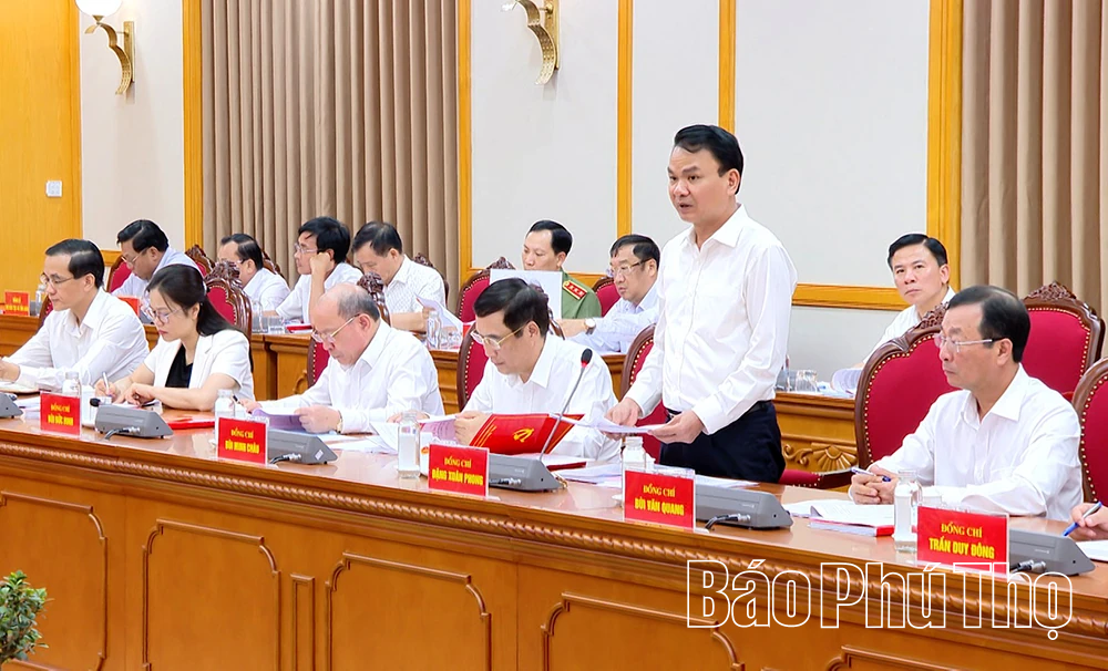 Bộ Chính trị cho ý kiến vào Dự thảo văn kiện và phương án nhân sự Đại hội đại biểu tỉnh Phú Thọ lần thứ nhất, nhiệm kỳ 2025-2030