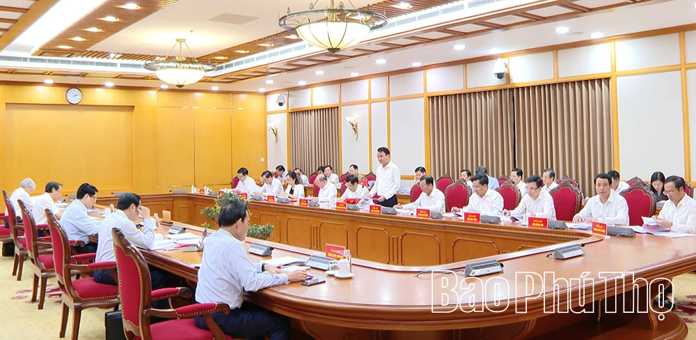 Bộ Chính trị cho ý kiến vào Dự thảo văn kiện và phương án nhân sự Đại hội đại biểu tỉnh Phú Thọ lần thứ nhất, nhiệm kỳ 2025-2030