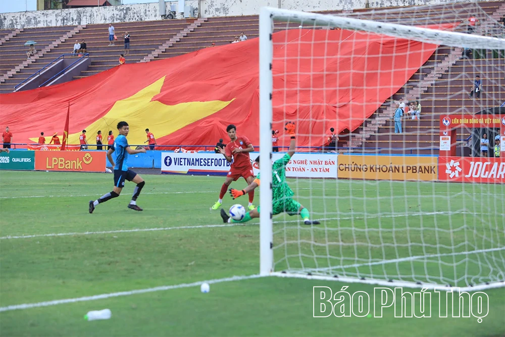 Lượt trận thứ 3 bảng C, vòng loại U23 Châu Á 2026: Mưa bàn thắng trên sân Việt Trì