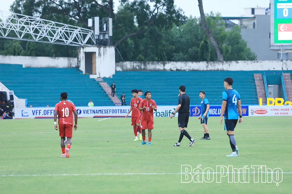 Lượt trận thứ 3 bảng C, vòng loại U23 Châu Á 2026: Mưa bàn thắng trên sân Việt Trì