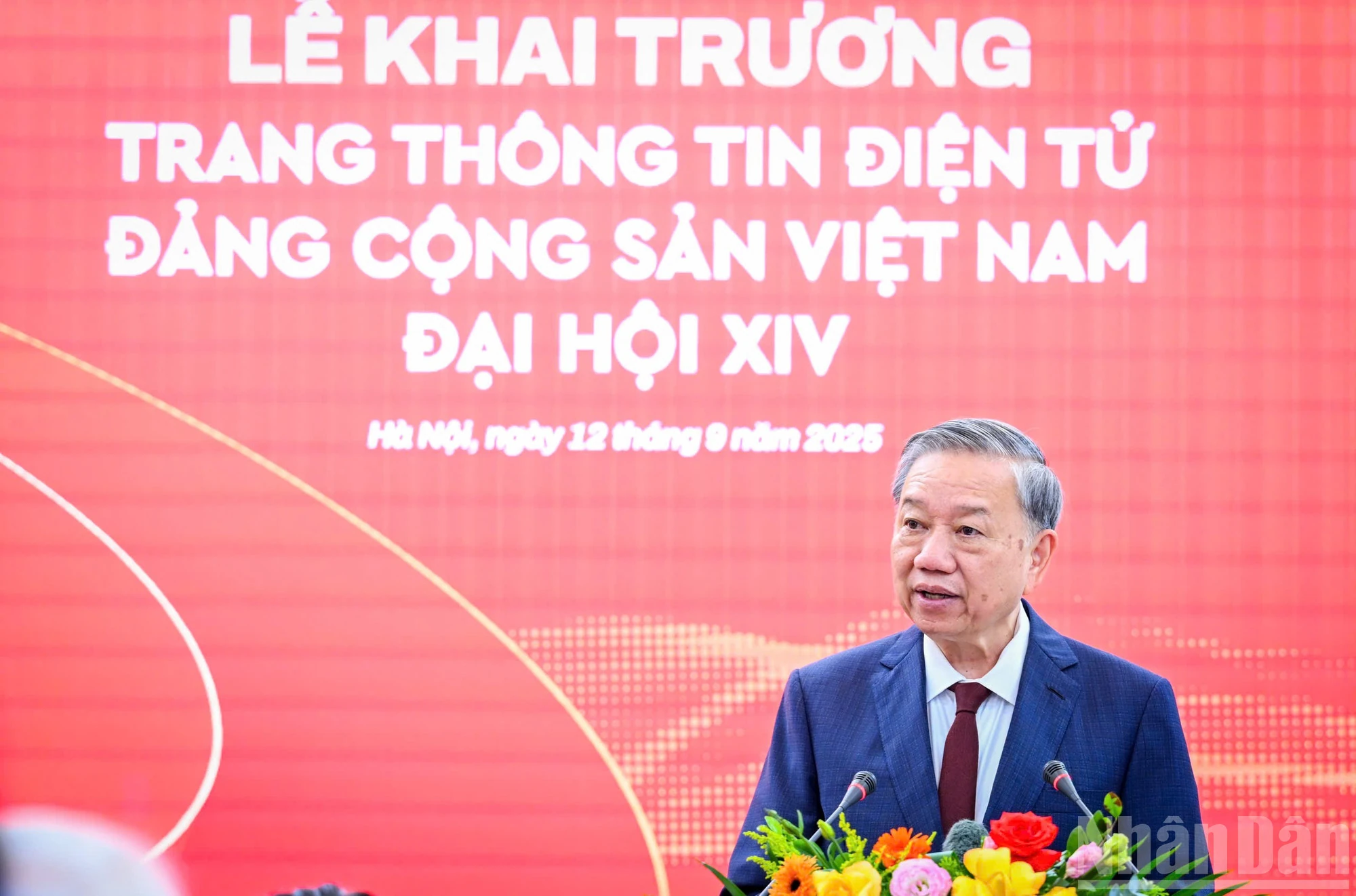 Tổng Bí thư Tô Lâm dự lễ ra mắt Trang thông tin điện tử Đảng Cộng sản Việt Nam - Đại hội XIV