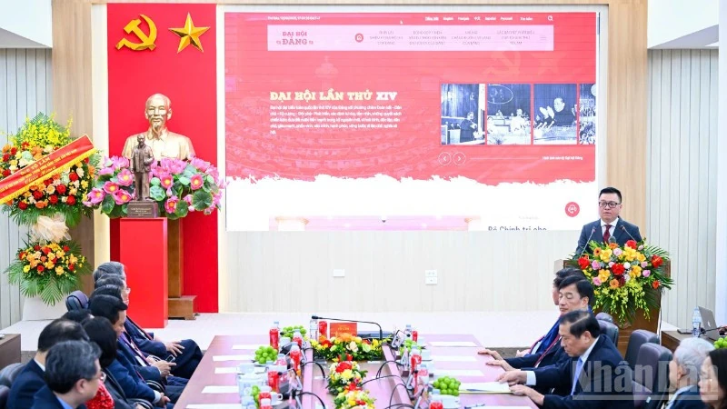 Tổng Bí thư Tô Lâm dự lễ ra mắt Trang thông tin điện tử Đảng Cộng sản Việt Nam - Đại hội XIV