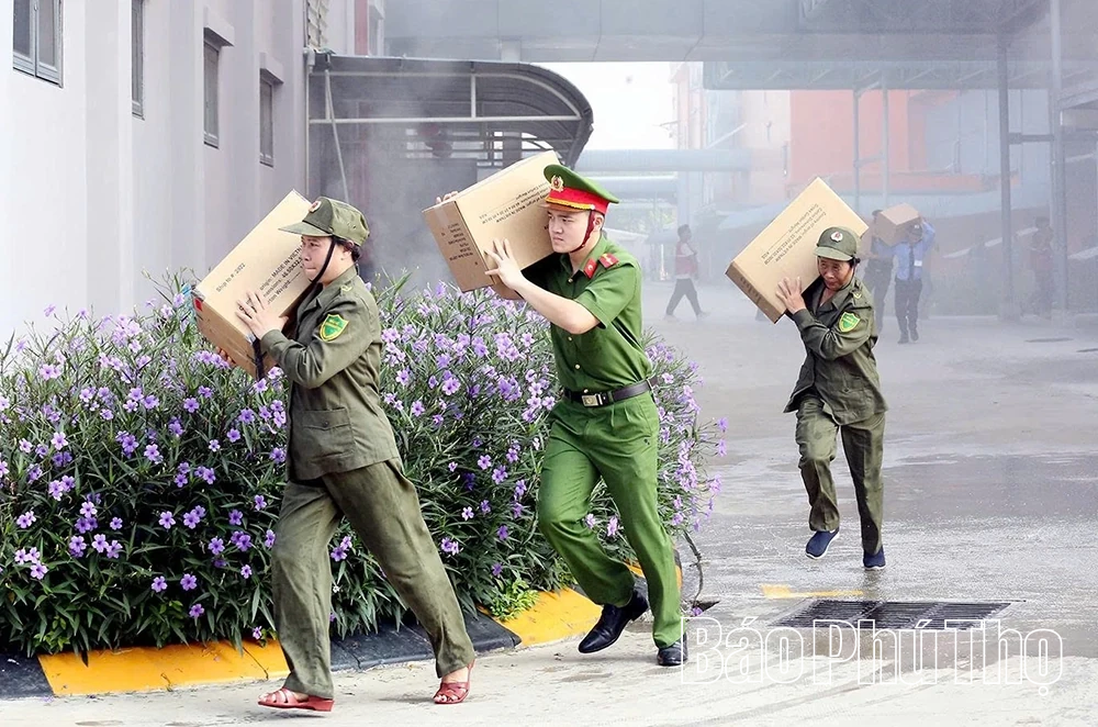 Thực tập phương án chữa cháy, cứu nạn quy mô lớn năm 2025