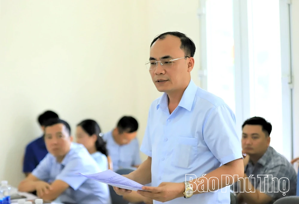 Phó Chủ tịch UBND tỉnh Đinh Công Sứ kiểm tra 2 dự án do Bộ NN&MT đầu tư trên địa bàn tỉnh