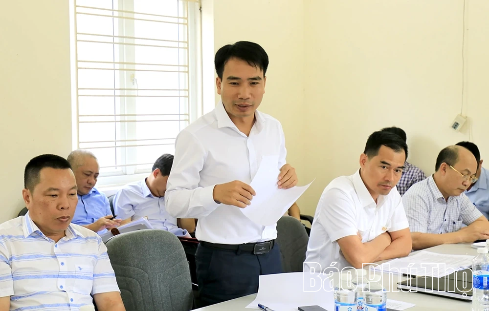 Phó Chủ tịch UBND tỉnh Đinh Công Sứ kiểm tra 2 dự án do Bộ NN&MT đầu tư trên địa bàn tỉnh