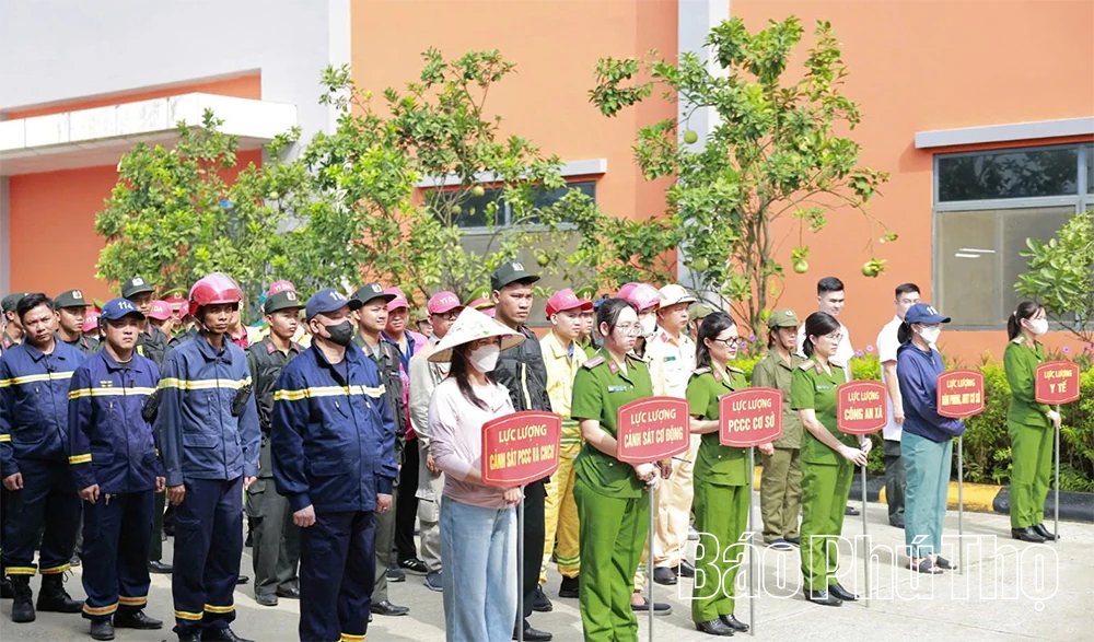 Tổng duyệt diễn tập phương án chữa cháy và cứu nạn, cứu hộ cấp tỉnh năm 2025
