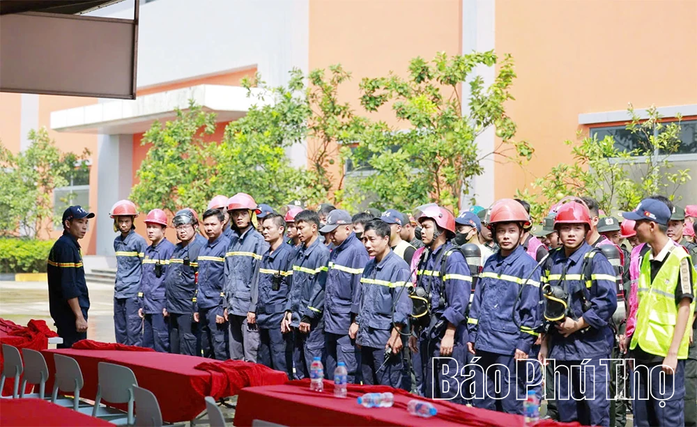 Tổng duyệt diễn tập phương án chữa cháy và cứu nạn, cứu hộ cấp tỉnh năm 2025
