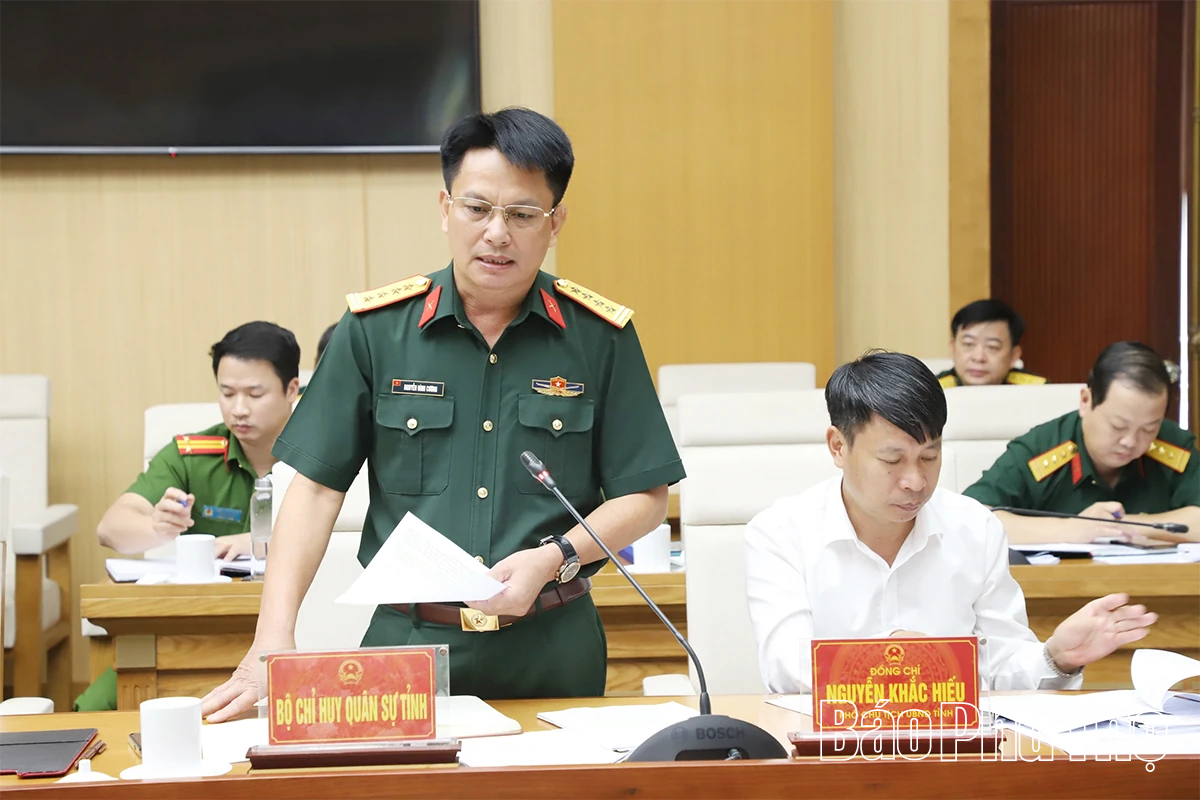 Ban Chỉ huy phòng thủ dân sự tỉnh triển khai nhiệm vụ các tháng cuối năm