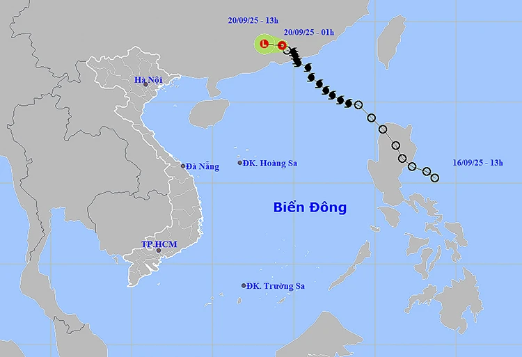 Thời tiết ngày 20/9: Áp thấp nhiệt đới suy yếu, không còn ảnh hưởng trực tiếp đến Việt Nam