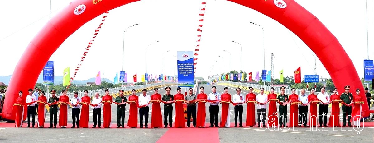 Khánh thành cầu Phong Châu, quốc lộ 32C, tỉnh Phú Thọ