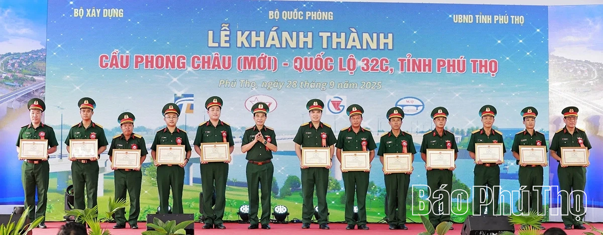 Khánh thành cầu Phong Châu, quốc lộ 32C, tỉnh Phú Thọ