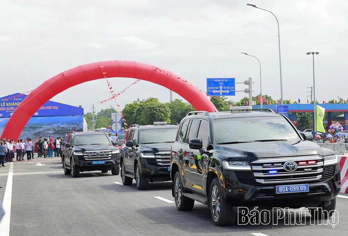Khánh thành cầu Phong Châu, quốc lộ 32C, tỉnh Phú Thọ